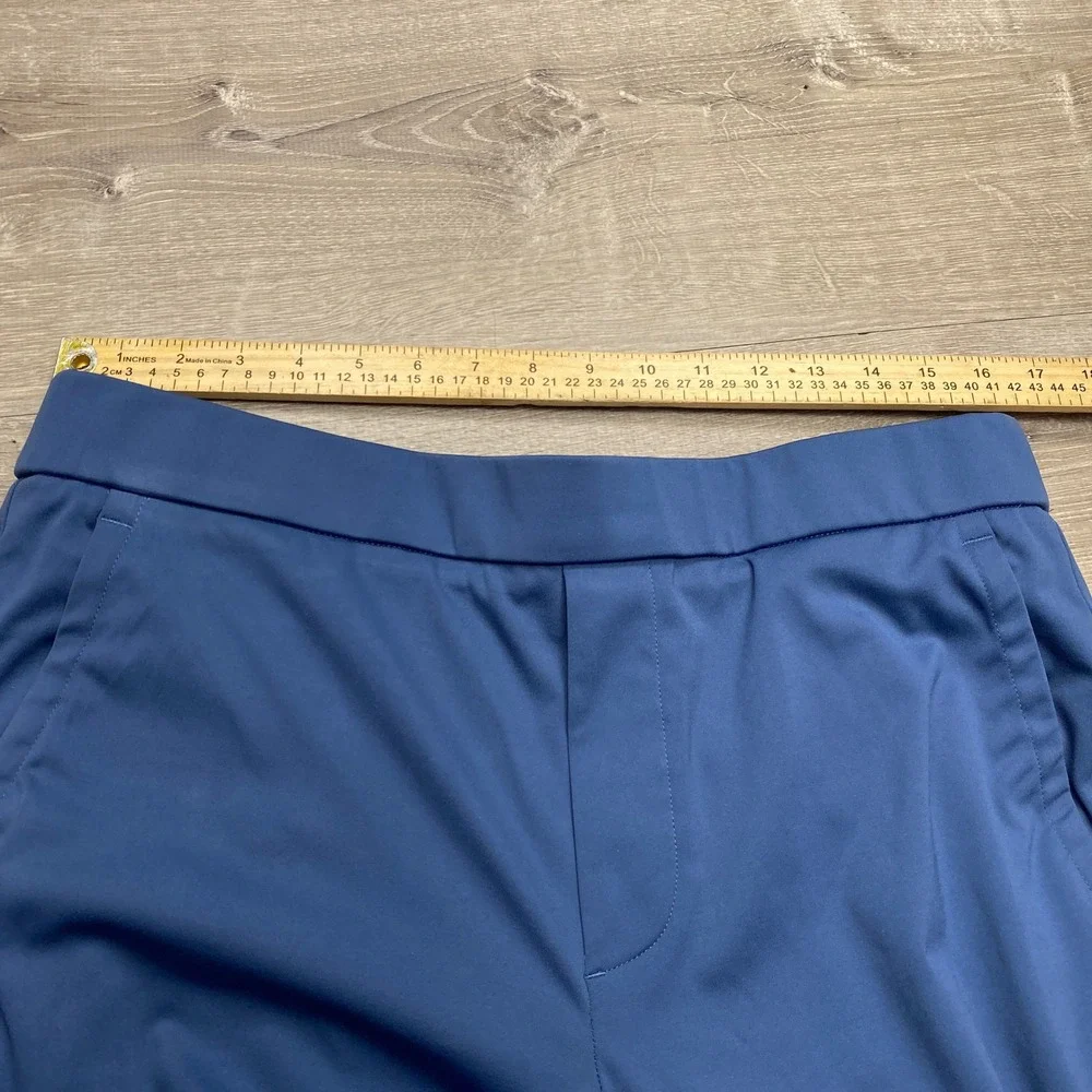 Bonobos Pants Mens Large Regular Blue Polyester Performance Chino